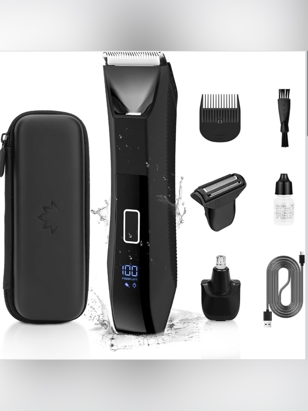 3-in-1 Men’s Body Grooming Trimmer – Waterproof | Brand New